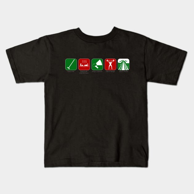 Celebrate Festivus ! (w/ text) Kids T-Shirt by doctorheadly